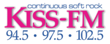 Former logo used from February 24, 2014 through August 31, 2018 Kiss-FM logo.png