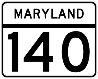 <span class="mw-page-title-main">Maryland Route 140</span> State highway in Maryland, US