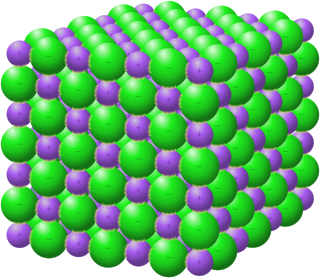 <span class="mw-page-title-main">Salt (chemistry)</span> Chemical compound involving ionic bonding