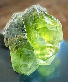 Peridot crystal Peridot crystal (51742300233).jpg