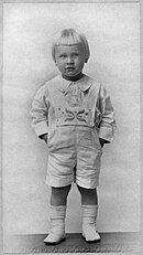 A young boy circa 1916.