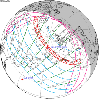 <span class="mw-page-title-main">Solar eclipse of July 3, 2084</span> Future annular solar eclipse