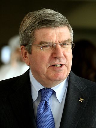 <span class="mw-page-title-main">Thomas Bach</span> President of the International Olympic Committee since 2013