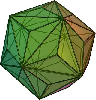 <span class="mw-page-title-main">Triakis icosahedron</span> Catalan solid with 60 faces