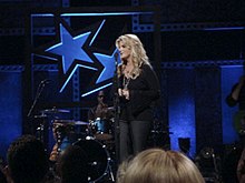 Yearwood performing on Country Music Television, 2007 Trisha Yearwood 2007.jpg