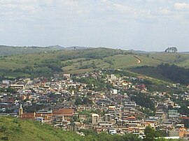 Vista parcial do centro da cidade