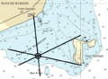 Image 44Visual fix by three bearings plotted on a nautical chart (from Geopositioning)