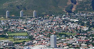 <span class="mw-page-title-main">Vredehoek</span> Suburb of Cape Town, in Western Cape, South Africa