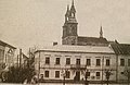 Polski: Stary Rynek z widokiem na ulicę Barycz ok.1910r.