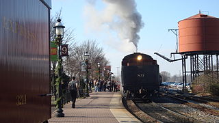 No. 89 awaiting to depart the Strasburg Rail Road's station, tender first, on December 1, 2013