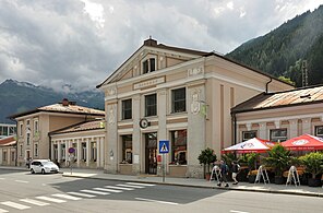 Järnvägsstationen i Bad Gastein.