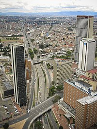 Downtown view from Colpatria Building