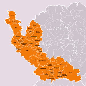 Municipalities of Cheb District