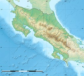 Map showing the location of Las Baulas de Guanacaste Protected Zone