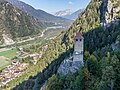 Blick von der Burg Inner-Juvalt auf Rothenbrunnen 2023