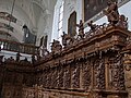 Chorgestühl in der ehemaligen Klosterkirche der Kartause in Buxheim bei Memmingen