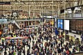 Hall de la gare de Londres-Waterloo.