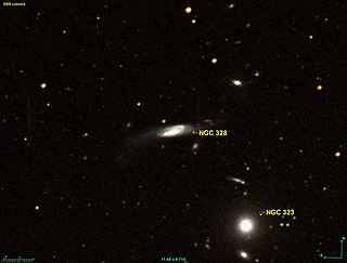 <span class="mw-page-title-main">NGC 328</span> Spiral galaxy in the constellation Phoenix