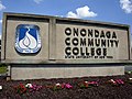 Onondaga Community College entrance sign