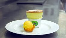 Soufflé in a ramekin