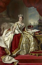 Queen Victoria in Coronation Robes Franz Xaver Winterhalter, 1859