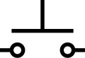 Pushbutton, momentary or Spring-Return, make (IEEE Std 315)