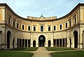 Semicircular portico at the rear of the Casino, Vignola