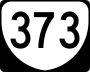 State Route 373 marker