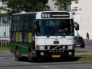 Volvo B6F front-engined (above axle) midibus chassis from Volvo