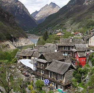 <span class="mw-page-title-main">Vogorno</span> Former municipality in Ticino, Switzerland