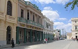 Street in Parque Vidal, the heart of Santa Clara city