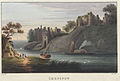 Seilbåter på Wye ved Chepstow Castle i 1815