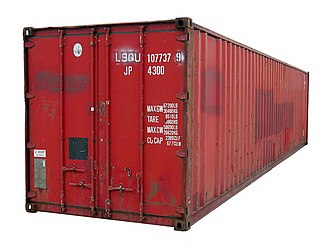 <span class="mw-page-title-main">Intermodal container</span> Standardized reusable steel box used for transporting goods