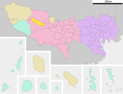 Location of Hinode in Tokyo