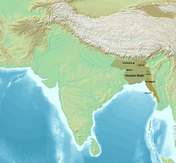 Extent of the Sultanate of Bengal under the Hussain Shahi dynasty.