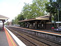 Southbound view from Platform 1, October 2005