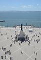 Praça do Comércio, view from the topo of the Arch