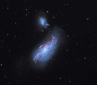 NGC 4490 Interacting galaxy in constellation Canes Venatici