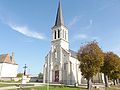 Parvis de l'église paroissiale Saint-Antoin