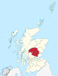 Perth and Kinross'un İskoçya'daki konumu