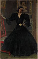 Señora de Sorolla fekete ruhában (1906), Metropolitan Museum of Art.