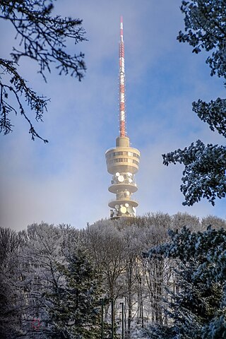 <span class="mw-page-title-main">Zagreb TV Tower</span> Communications tower, Observation tower in Medvednica, Croatia