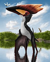 Restoration of T. sethi wading in a marsh Thalassodromeus.jpg