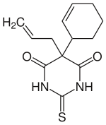 Struktur von Thialbarbital