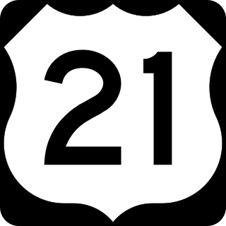 <span class="mw-page-title-main">U.S. Route 21</span> Highway in the United States