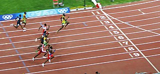 <span class="mw-page-title-main">100 metres at the Olympics</span> Track and field event