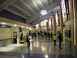 Concourse inside Crisler Center.