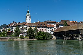 Altstadt mit Holzbrücke