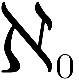 <span class="mw-page-title-main">Aleph number</span> Infinite cardinal number