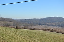 Countryside in the township's southwest